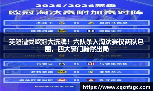 英超遭受欧冠大洗牌！六队杀入淘汰赛仅两队包围，四大豪门黯然出局